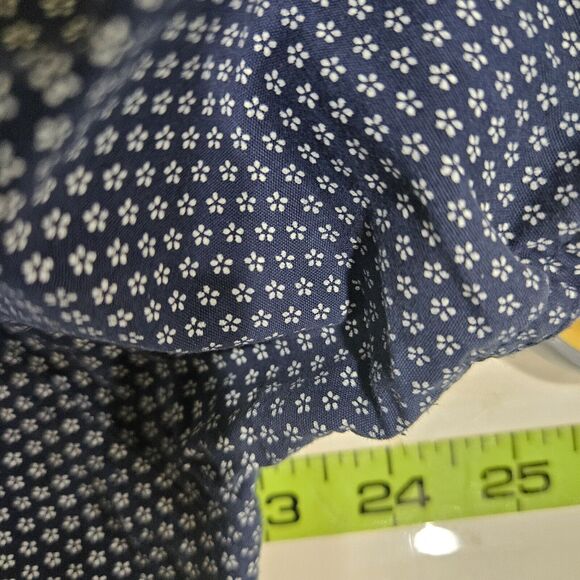 PD & C Peached Poplin Classic Fit 100% Cotton Button Up Shirt Size Medium Boho - Picture 12 of 13